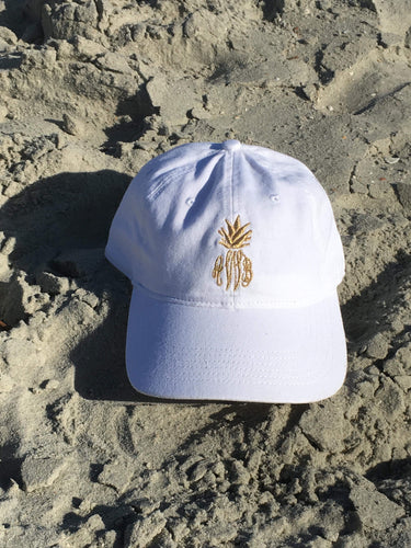 Pineapple monogram hat